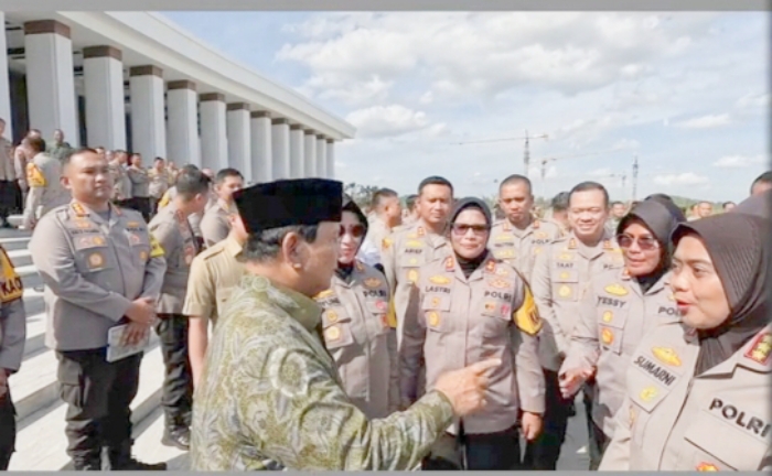 Kapolres Sintang hadiri arahan Presiden Jokowi di IKN terkait transformasi TNI-Polri
