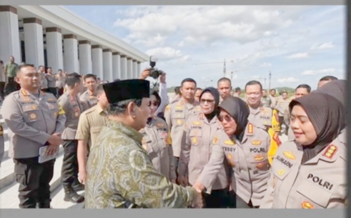 Kapolres Sintang hadiri arahan Presiden Jokowi di IKN terkait transformasi TNI-Polri