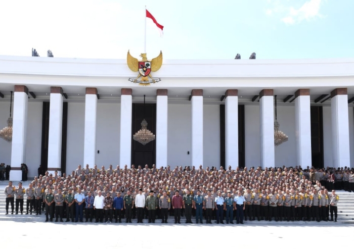Kapolres Sintang hadiri arahan Presiden Jokowi di IKN terkait transformasi TNI-Polri