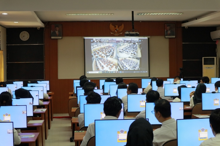 Kanwil Kemenkumham Kalbar Ujian CAT Notaris